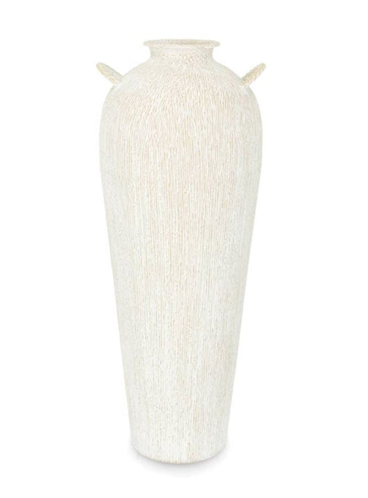 Dekorativ Vase Thalia 43 cm hvid På lager igen i august