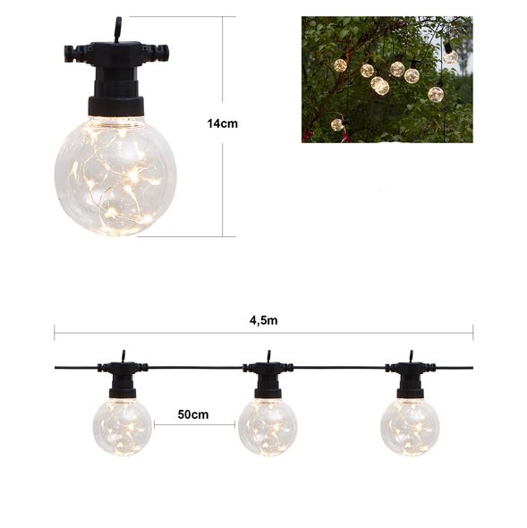 Havebelysning Lyskæde Big Circus