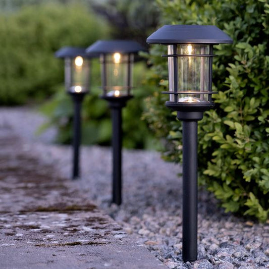 Havebelysning Solcelle Solcellspollare Fride 3-pack