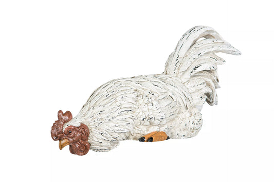 Påskepynt Høne Looking Down Poly 33x11x17cm