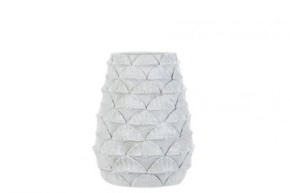 Skjuler Krukke Urtepotte Vase Palm White Shade 19,5x25cm