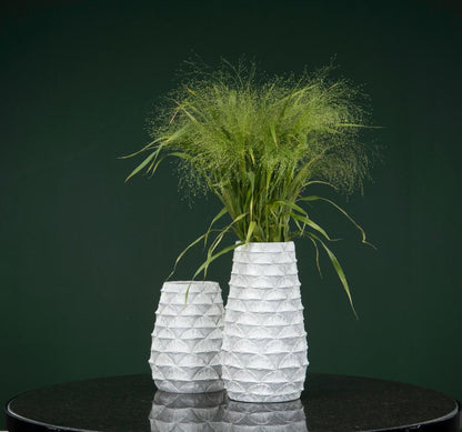 Skjuler Krukke Urtepotte Vase Palm White Shade 19,5x25cm