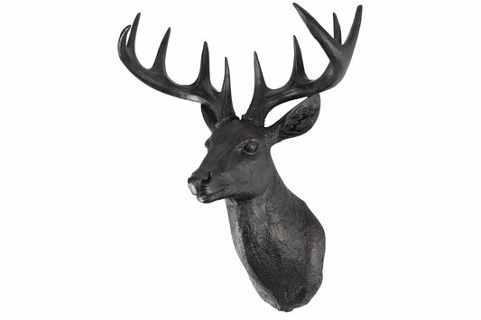 Indendørs Juledekoration Ornament Hjortehoved Poly 37x19x48cm