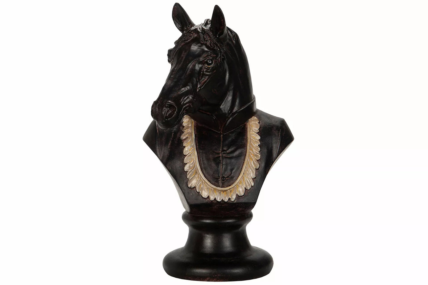 Dekoration Byst Häst Polyresin 23x24x41cm    I lager: Vecka  10