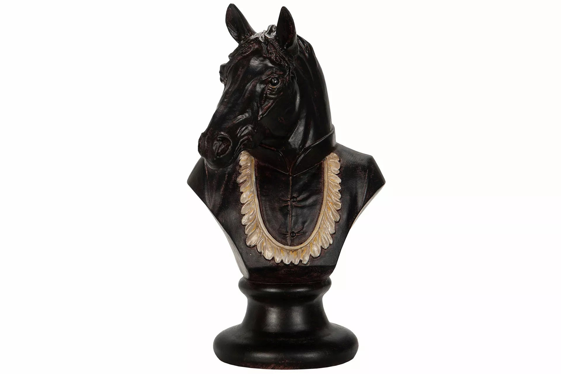 Dekoration Byst Häst Polyresin 23x24x41cm    I lager: Vecka  10