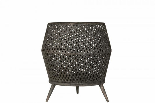 Lantern Marshall Holder Kurv Metal 23x26,5cm