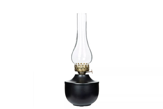 Lantern Hurricane Lyselygte til varmelys Sort Juno Ø13x34cm