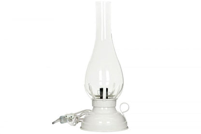 Bordlampe EL 42 cm - Emalje Shell