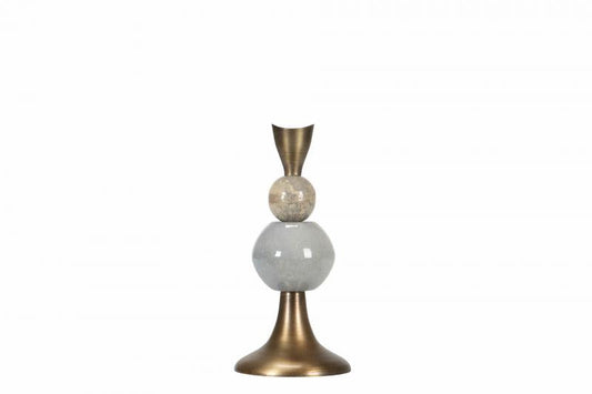 Lysestage Kronelys Multi Stone