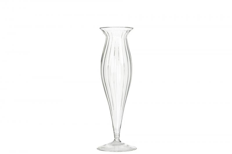 Dekorativ Vase Glas Nouveau 7,5x23,5cm