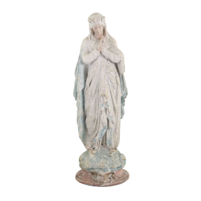 Dekoration Madonna H31/L10/B10 cm opal