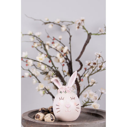 Påskdekoration Kanin Påsk 13 Cm Beige Polyresin