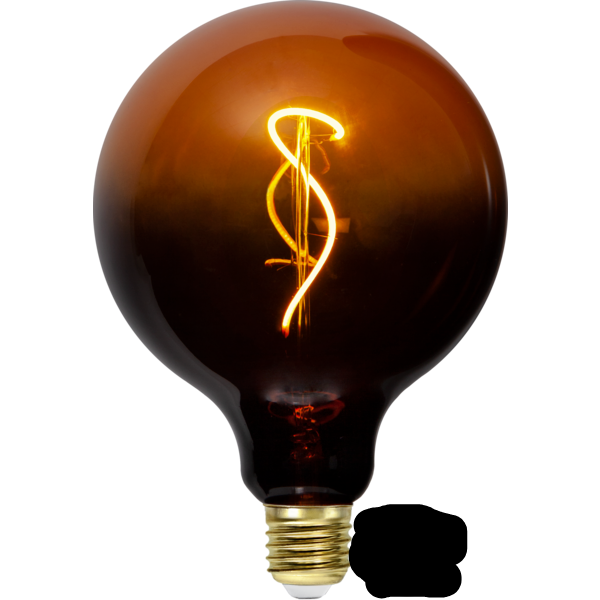 LED-lampa E27 ColourMix G125 Dim