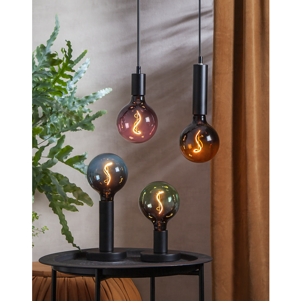 LED-lampa E27 ColourMix G125 Dim