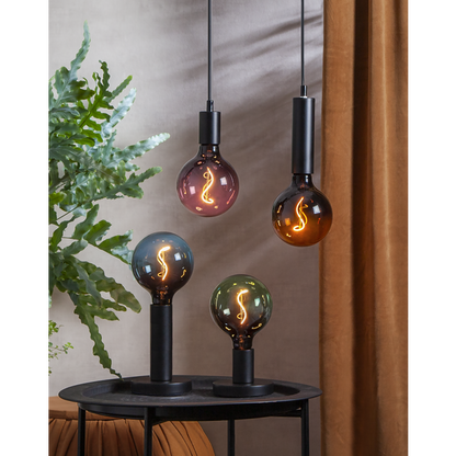 LED-lampa E27 ColourMix G125 Dim