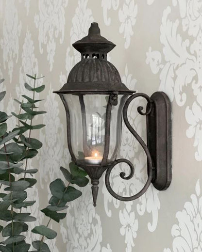 Lantern Væg 35 cm - antikgrå